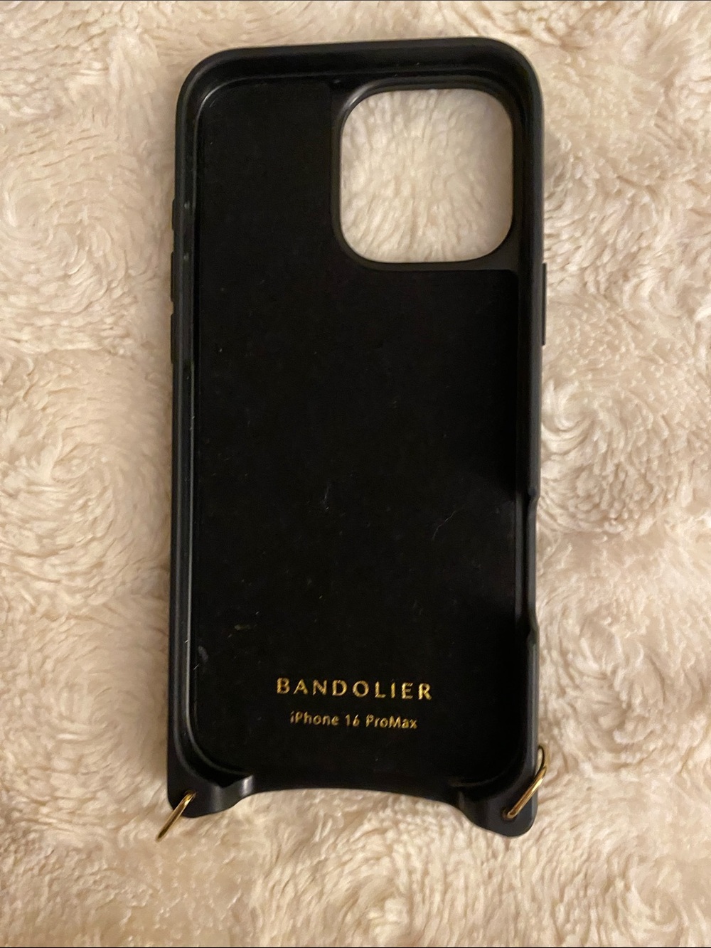 Bandolier Black with Gold Accent iPhone 16 Pro Max Case